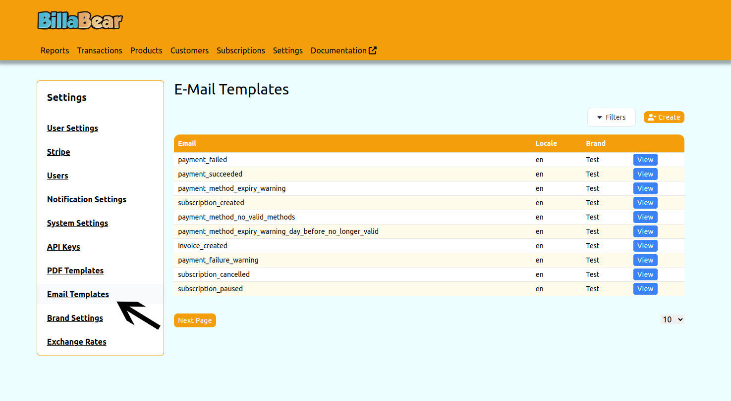 Click Email Templates