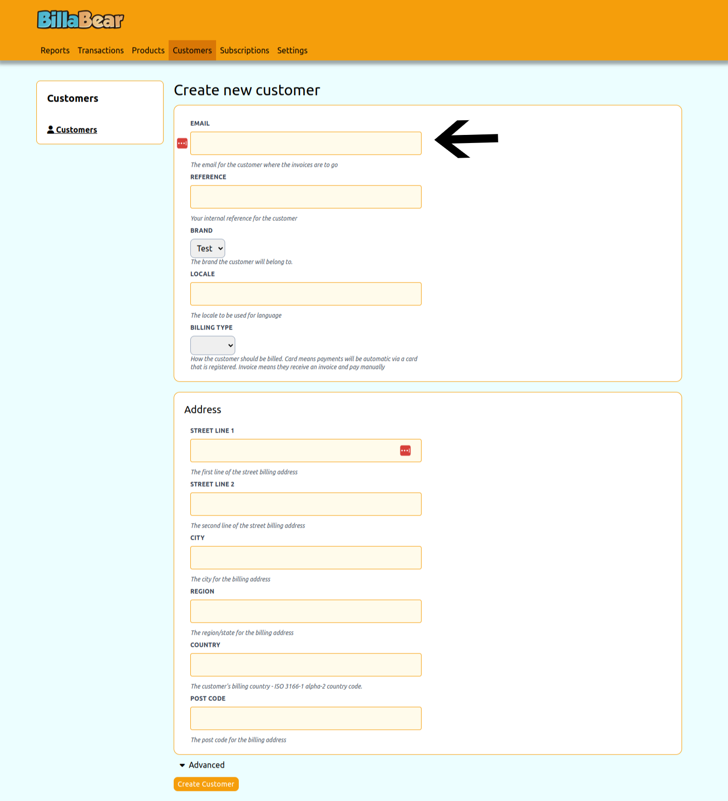 Input Email